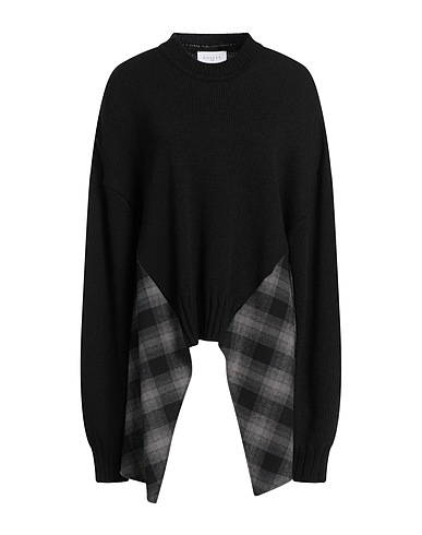 GAëLLE Paris Sweater Black 75% Polyacrylic, 10% Viscose, 10% Wool, 5% Alpaca wool, Cotton