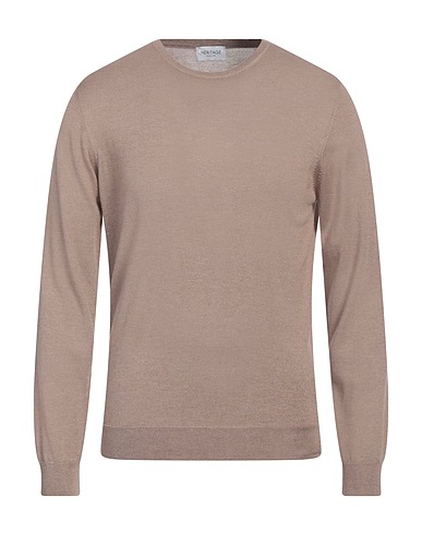 HERITAGE Pullover Sabbia 85% Seta, 15% Cachemire