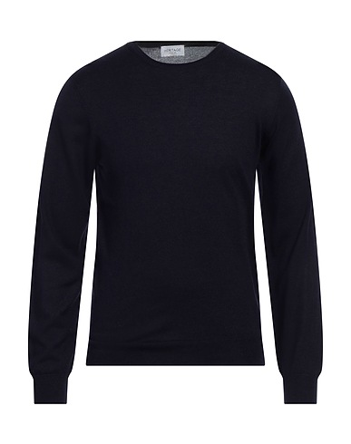 HERITAGE Pullover Blu notte 85% Seta, 15% Cachemire