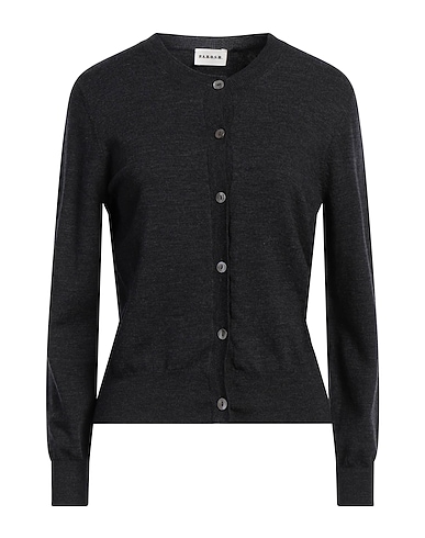 P.A.R.O.S.H. Cardigan ANTRACITE 75% Wool, 15% Cashmere, 10% Elastane