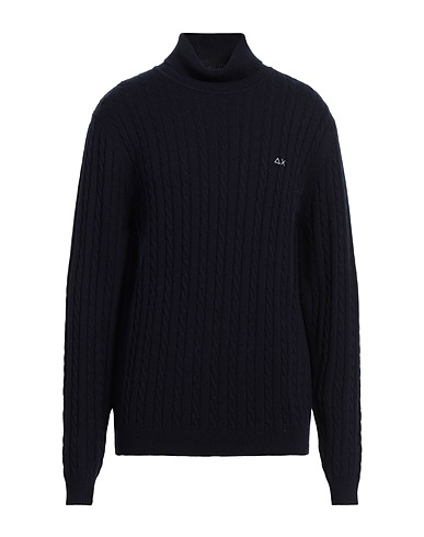 SUN 68 Dolcevita Blu notte 50% Lana Merino, 35% Viscosa, 10% Poliammide, 5% Cachemire