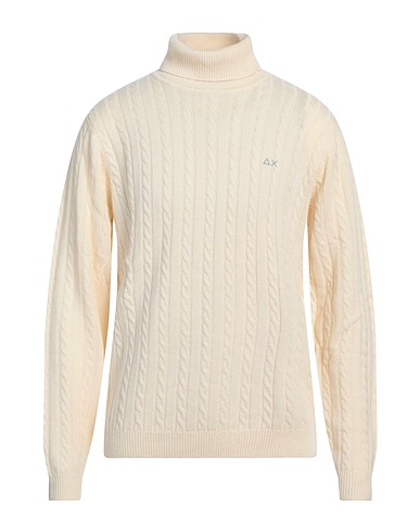 SUN 68 Turtleneck Cream 50% Merino Wool, 35% Viscose, 10% Polyamide, 5% Cashmere