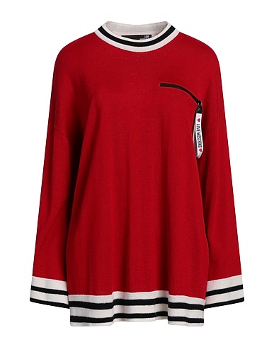 LOVE MOSCHINO Jumper Red 50% Acrylic, 50% Wool