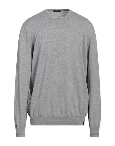 FAY Jumper Grey 100% Virgin Wool