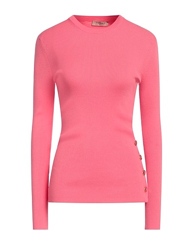 TWINSET Jumper Pink 50% Viscose, 30% Cotton, 17% Polyamide, 3% Elastane