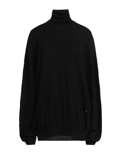 MOSCHINO Polo neck COUTURE Black 100% Virgin Wool