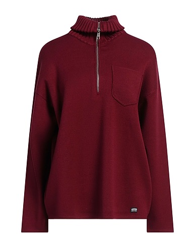 MOSCHINO JEANS Rollkragenpullover Bordeaux 72% Viskose, 28% Polyester