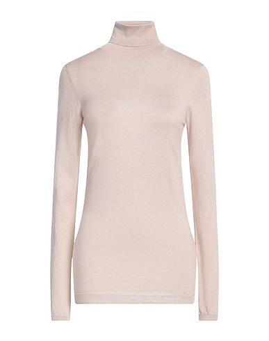 WILD CASHMERE Rollkragenpullover Beige 55% Seide, 45% Kaschmir