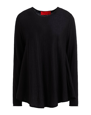 WILD CASHMERE Pullover Nero 55% Seta, 45% Cachemire