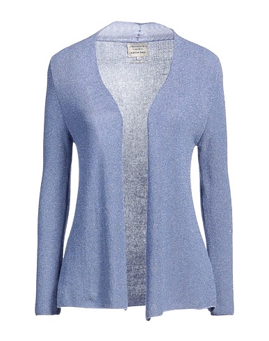 ALESSIA SANTI Cardigan Blue 55% Cotton, 31% Viscose, 7% Metallic fiber, 7% Polyamide