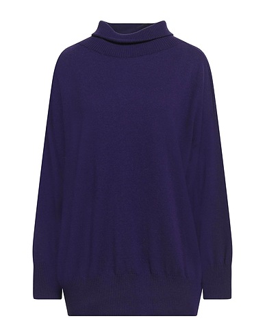 LIVIANA CONTI Turtleneck Purple 100% Pure virgin wool IWS