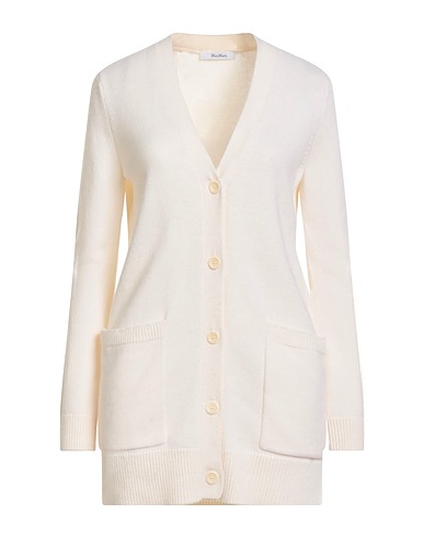 MAX MARA カーディガン オフホワイト ウール 70% / カシミヤ 30%