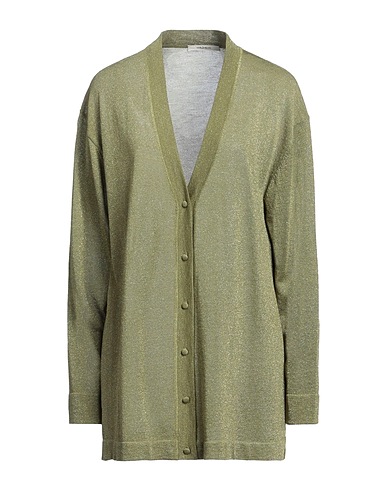 MALÌPARMI カーディガン ライムグリーン レーヨン 50% / ポリエステル 42% / Lurex® 8%