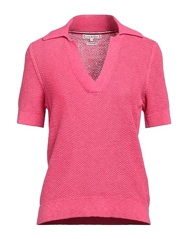 TOMMY HILFIGER Sweater Fuchsia 66% Cotton, 34% Linen