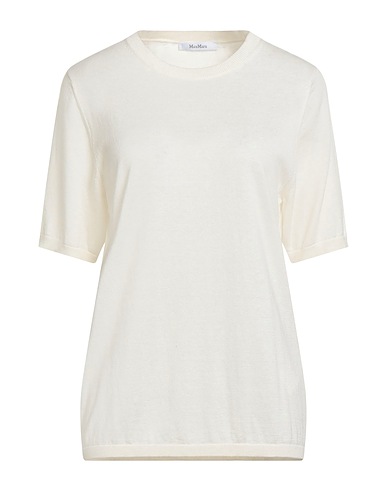 MAX MARA Jumper Ivory 55% Silk, 45% Cashmere