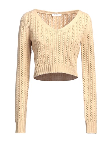 MAX MARA Pullover Sabbia 70% Lana, 30% Cachemire