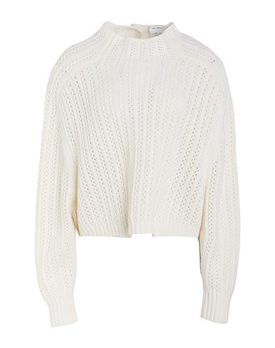 MAX MARA タートルネック オフホワイト ウール 70% / カシミヤ 30%