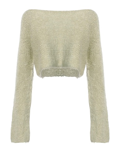 FABIANA FILIPPI プルオーバー セージグリーン モヘヤ 85% / ナイロン 15%