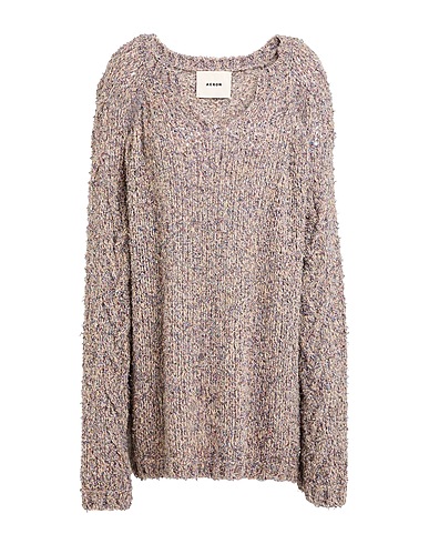 AERON Sweater Taupe 43% Recycled polyester, 27% Recycled cotton, 21% Acrylic, 9% Wool
