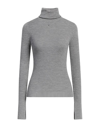 BARBARA BUI Polo neck Grey 100% Merino Wool