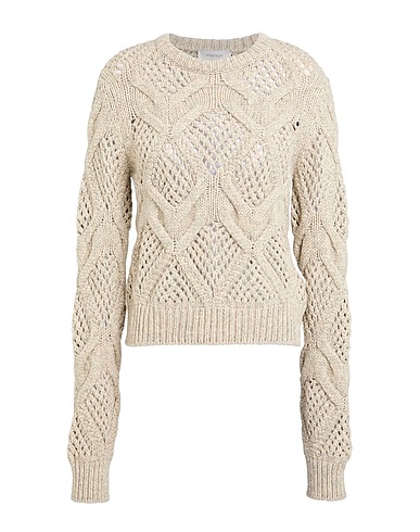 SPORTMAX Jumper Light grey 70% Wool, 30% Polyamide