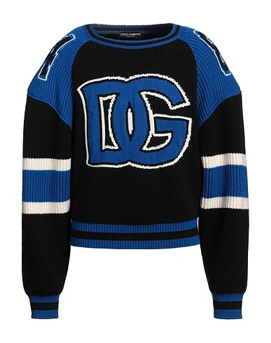 DOLCE&GABBANA Jumper Blue 100% Virgin Wool