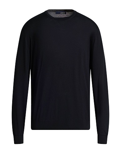 LARDINI Jumper NERO 100% Cotton