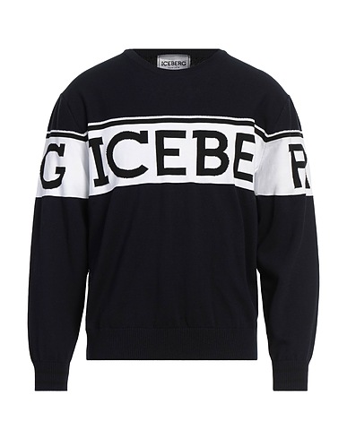 ICEBERG Sweater Midnight blue 100% Cotton