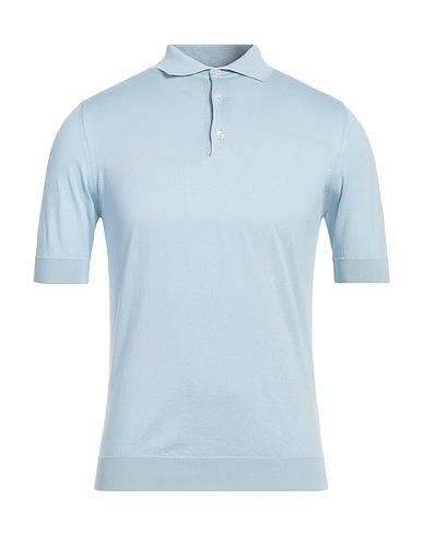 LARDINI Pullover Himmelblau 100% Baumwolle