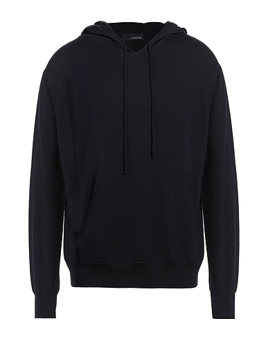 LARDINI Pullover Blu notte 75% Lana, 20% Seta, 5% Cachemire
