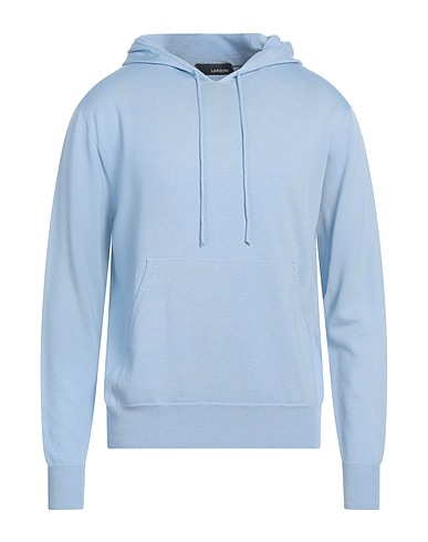 LARDINI Sweater Sky blue 75% Wool, 20% Silk, 5% Cashmere