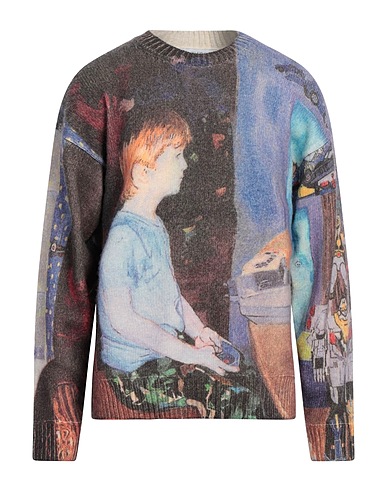 JW ANDERSON Jumper Mauve 65% Wool, 26% Polyamide, 9% Cashmere