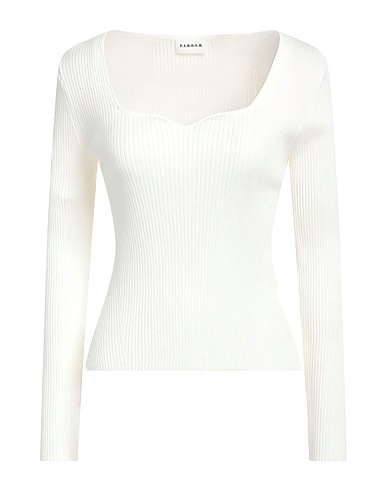 P.A.R.O.S.H. Jumper White 72% Viscose, 28% Polyurea