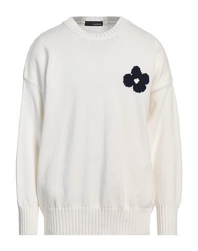 LARDINI Jumper White 100% Cotton