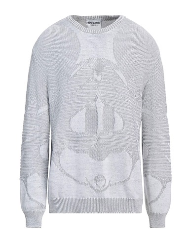 ICEBERG Jumper Light grey 100% Cotton
