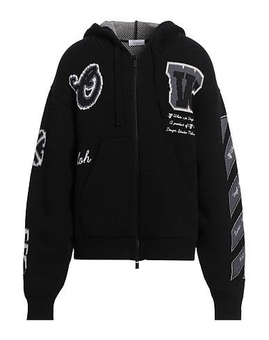 OFF-WHITE™ Cardigan Black 59% Wool, 38% Cotton, 3% Polyamide, Polyester