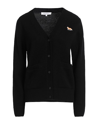 MAISON KITSUNÉ Cardigan Black 100% Wool
