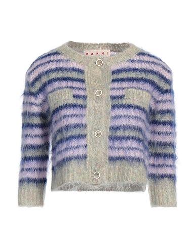 MARNI Cardigan FUZZY WUZZY MOHAIR Purple 67% Mohair wool, 28% Polyamide, 5% Wool