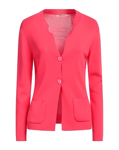 WHITE WISE Cardigan Magenta 65% Viscose, 35% Nylon