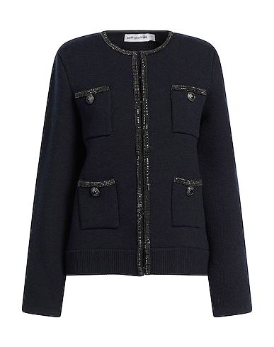 SELF-PORTRAIT Cardigan 50% Wool, 24% Polyester, 17% Cotton, 8% Polyamide, 1% Elastane