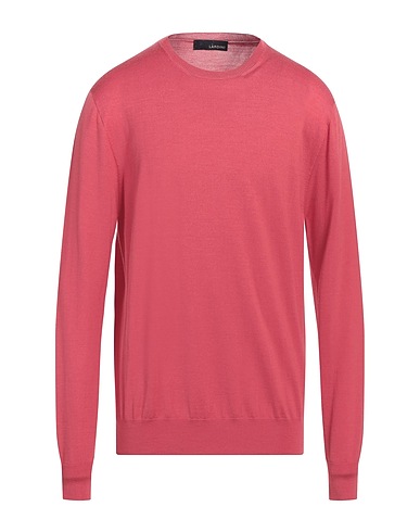 LARDINI Pullover Mattone 75% Lana, 20% Seta, 5% Cachemire