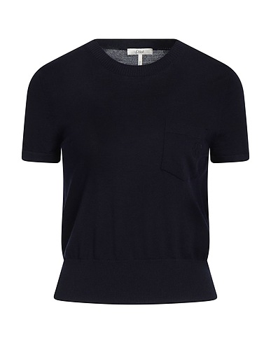 CHLOÉ Pullover Nachtblau 100% Wolle, Polyamid, Elastan