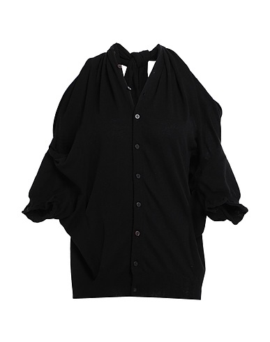 YOHJI YAMAMOTO Cardigan Black 100% Cotton