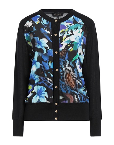 ESCADA Cardigan Black 75% Virgin Wool, 25% Silk