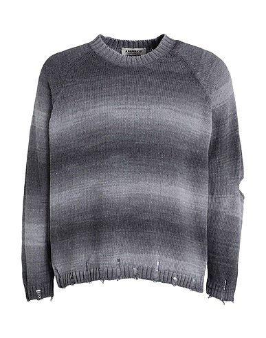 A PAPER KID Pullover Piombo 80% Cotone riciclato, 20% Poliestere