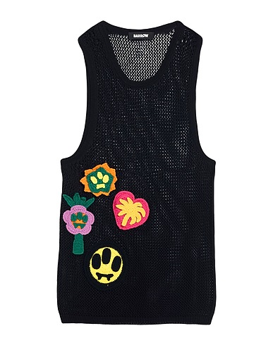 BARROW Tank top Black 100% Cotton