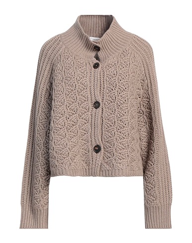 FABIANA FILIPPI Cardigan Khaki 75% Virgin Wool, 15% Silk, 10% Cashmere