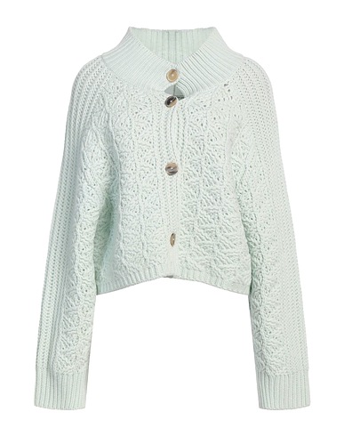 FABIANA FILIPPI Cardigan Verde chiaro 75% Lana Vergine, 15% Seta, 10% Cachemire