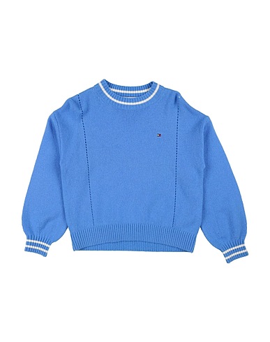 TOMMY HILFIGER Pullover Azzurro 100% Lana