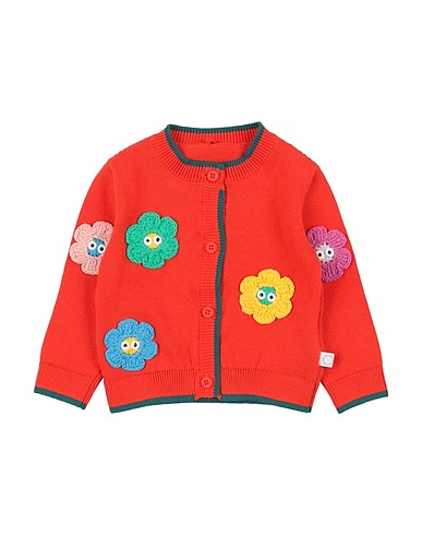 STELLA McCARTNEY KIDS Cardigan Orange 100% Cotton